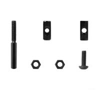 Zilimontt Kit di montaggio a vite ad anello di ricambio per gancio pieghevole realizzato in acciaio inossidabile di lunga durata compatibile con scooter elettrico Max per una piegatura sicura