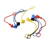Zilimontt Kit di protezione antipolvere per accoppiamento idraulico professionale ad innesto rapido maschio femmina, per ISO7241-A, 4 paia di colori multipli (1/4)
