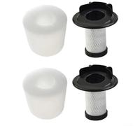 Zilimontt Kit di ricambio in schiuma e filtro post per Shark per Vertex Pro, alimentato per aspirapolvere senza fili Lift-Away IC160 IC162 sostituisce le parti lavabili XFFK160