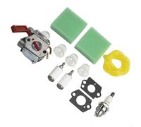 Zilimontt Kit di ricambio per carburatore, con filtri dell'aria, coppe olio, guarnizioni, filtri carburante, linea Spark, decespugliatore, per Homelite B25C BC2500R D725CD D825SB F2020 F3040 F3050