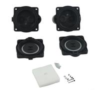 Zilimontt Kit di riparazione a membrana per pompa ad aria con viti e per modelli HP-60 e HP-80, set completo di ricambio per la manutenzione dell'aeratore di stagno domestico, facile