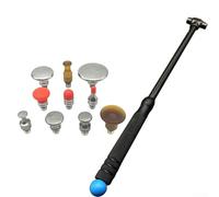 Zilimontt Kit di riparazione per ammaccature senza vernice, con strumenti in acciaio al carbonio e martello in lega, per il restauro del pannello della carrozzeria dell'auto, compatibile con varie