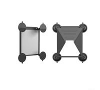 Zilimontt Kit di staffe di copertura protettiva a ventosa per Starlink Mini, supporto in silicone nero con presa forte per installazione stabile all'aperto o sul tetto del veicolo, portatile (è nero)