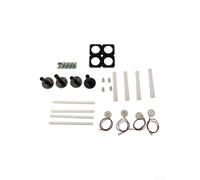 Zilimontt Kit fai da te umidificatore di tipo C con circuito stampato driver Mist Maker, 4 teste atomizzatore, materiale ABS, ingresso CC 5V, potenza 2,5-3 W, frequenza 108 kHz, stabile (kit modulo 2)