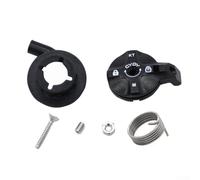 Zilimontt Kit interruttore remoto per forcella ammortizzata, in lega di alluminio per forcella della bicicletta, con controller per M30 Markhor/Mache Mountain per bici, include