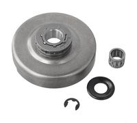 Zilimontt Kit pignone tamburo frizione con rondella 3/8 e cuscinetto compatibile con 365 362 371 372 Per motoseghe XP Sostituzione per parti OEM 503932471