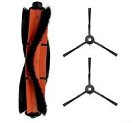 Zilimontt Kit spazzola a rullo e spazzole laterali per Dreame Per Mova M1| Per Trouver M1| Per ROPO per Slim| Kewbily DL30 Pro Robot Aspirapolvere Parti | Rullo principale in nylon con 2