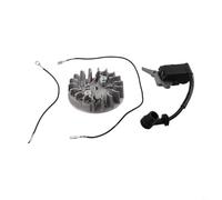 Zilimontt Kit volano e accensione per sega a mano singola da 30,5 cm, compatibile con motosega 2500 25CC - Costruzione in plastica e metallo di lunga durata, per una facile installazione per