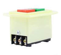 Zilimontt LC3-5 LC3-10 Interruttore a pulsante Start Stop 380 V 5 A 10 A con copertura impermeabile con serratura per trapano da banco, smerigliatrice, tagliatrice, attrezzatura industriale di