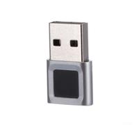 Zilimontt Lettore di impronte digitali USB per Win11/10, scanner biometrico touch a 360 ° con identificazione rapida 0.5s, scanner di impronte digitali in lega di zinco compatibile con, negozi