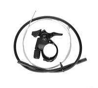 Zilimontt Leva interruttore di blocco per forcella remota per mountain per forcella ammortizzata, compatibile con SR Suntour EPICON, RAIDON, XCR, XCM, NCX, adatto per manubri da 22,2 mm, ABS e (B)