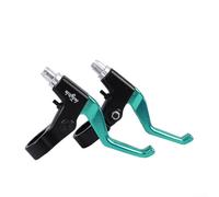 Zilimontt Leve freno per bicicletta in alluminio con impugnatura comoda, ideale per tutte le dimensioni comuni del manubrio a 22 mm (verde)
