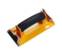 Zilimontt Levigatrice manuale con schiuma per cartongesso per impugnatura in carta vetrata, facile da usare, per legno, metallo, metallo sicuro, 180 x 85 x 30 mm, plastica e clip composizione (C)