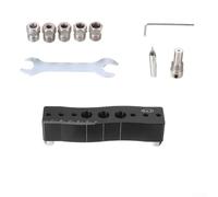 Zilimontt Localizzatore autocentrante con fermo regolabile per la lavorazione del legno, struttura in lega di alluminio con matita di marcatura e impugnatura ondulata