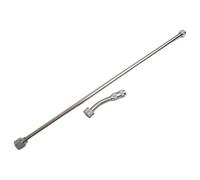 Zilimontt Manico di ricambio in acciaio inox con ugello regolabile per idropulitrici, asta di prolunga compatibile con modelli da 28 cm, 48 cm, 56 cm e 72 cm (52 cm)