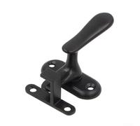 Zilimontt Maniglia scorrevole in acciaio inox con doppio slot per schede, porta resistente e serratura per un fissaggio sicuro, montaggio a filo antigraffio Desig(S)