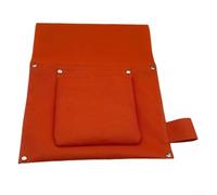 Zilimontt Marsupio porta attrezzi con clip a nastro per lavori di ingegneria e ristrutturazione domestica, realizzato in tessuto Oxford di lunga durata di colore arancione, dimensioni compatte 24,5 x