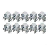 Zilimontt Mini fascette stringitubo, dadi e bulloni, 10 pezzi, in acciaio al carbonio zincato, 7-9 mm, 9-11 mm, clip per tubo flessibile di piccolo diametro, per tubi di carburante, benzina, diesel