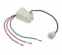 Zilimontt Mini interruttore a 360° con sensore di movimento a infrarossi passivo, con modalità giorno/notte regolabile e impostazioni di ritardo, per casa e ufficio, confezione da 2