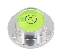 Zilimontt Mini livella orizzontale a bolla con asta in fibra di carbonio per bilance elettroniche, 30 x 20 x 11 mm, in metallo, per strumenti di misurazione e officina (verde)