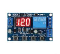 Zilimontt Modulo di carica e scarica della batteria DC 6-40V con controllo timer e funzione di comunicazione, regolabile 0-999 min di carica/scarica, rilevamento della tensione