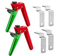 Zilimontt Morsetto di fissaggio regolabile per cassetti per installazione di armadi con struttura in acciaio inossidabile, per un'installazione facile e rapida per progetti di lavorazione del legno e