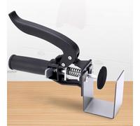 Zilimontt Morsetto stabile per pannelli per la lavorazione del legno a sgancio rapido in acciaio inossidabile resistente alla ruggine con cassetto a forma di arco clip a forma di L gadget di fissaggio