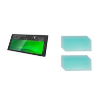 Zilimontt Occhiali di sicurezza per saldatura con lenti a luce variabile a 3 livelli di oscuramento automatico a energia solare, schermo LCD fotosensibile per protezione degli occhi in elettrico