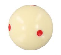 Zilimontt Pallina da biliardo rossa a 6 punti, per allenamento biliardo, 57,2 mm, struttura in resina, elevata durezza e lucentezza brillante per migliorare le abilità,