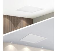 Zilimontt Pannello di accesso in ABS per soffitti, da 250 x 250 mm a 400 x 400 mm, struttura in ABS bianco ad alta resistenza con meccanismo push-to-open per un facile accesso a tubi e fili (350 x 350