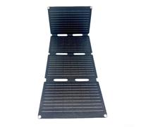 Zilimontt Pannello solare pieghevole da 40 W con 800 l/h CC 12 V acqua senza spazzole per fontane da giardino e stagni per pesci, caricatore multiuso per telefoni cellulari e power bank