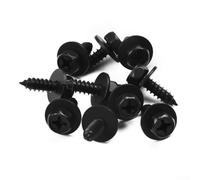 Zilimontt Parafango per paraurti auto, rivetto con clip di fissaggio a vite per Camry, confezione da 5 pezzi/10 pezzi, testa 20 mm, stelo 17 mm, adatto per fori da 9 mm (10 pezzi)