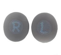 Zilimontt Paraorecchie di ricambio in gel per cuffie Jabra per Elite 45H ed Evolve2 65 UC, cuscinetti morbidi e traspiranti, coperture in schiuma nera 75 x 65 mm