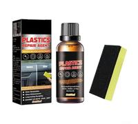 Zilimontt Pasta restaurante per interni auto, plastica e pelle, 50 ml, con spugna, per restaurare e curare, compatibile con la maggior parte dei veicoli, tra cui auto, camion, moto