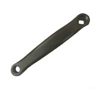 Zilimontt Pedivella sinistra di ricambio per mountain bike o strada per bici, ferro da 20 cm per componente bicicletta con distanza tra i fori di 17 cm, durevole e compatibile con MTB, strada e (nero)