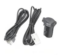 Zilimontt Per 208 per adattatore AUX USB C3, presa audio di facile installazione, materiale ABS ad alta resistenza