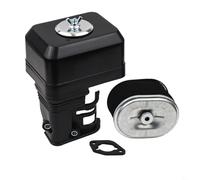 Zilimontt Per GX120 per GX160 per GX200 compatibile con alloggiamento filtro dell'aria per tosaerba - Parte di ricambio del motore da 196 cc con coperchio, elemento filtrante e guarnizione