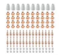 Zilimontt per PT-31 Plasma Cutter Torcia Consumabili Kit, 85 pezzi compatibili con CUT-40 CUT-50D CT-312, macchina da taglio al plasma aria 40A Corrente nominale