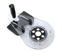 Zilimontt Piastra di base del router offset con guida di instradamento del bordo Recinzione Strumento di marcatura reversibile Modello acrilico trasparente per progetti di lavorazione del legno