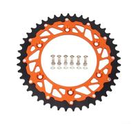 Zilimontt Pignone per moto in lega di alluminio in acciaio 42T 45T 48T 50T 52T Pignone catena ricambio compatibile con EXC per MXC per SX 125-530 Dirt Bike (42T)