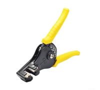Zilimontt Pinze spelafili automatiche con righello regolabile, struttura in acciaio legato, design a quattro/cinque fori per cavi elettrici da 0,5-4,0 mm, precisione senza danni (aggiornamento con