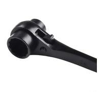 Zilimontt Plum Blossom - Chiave a cricchetto 30-32 mm, in acciaio al cromo vanadio, reversibile, per riparazione auto, finitura antiruggine con sterzo manuale a pagaia, 41,4 cm Bla