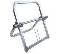 Zilimontt Portabicavo per bobine di filo, rack in filo metallico ad asse singolo, per avvolgicavo fino a 30 cm di diametro, 41 x 33 cm, design compatto per casa o professionale