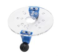 Zilimontt Pr Trimming Router Base per la lavorazione del legno Piastra di fresatura in PVC trasparente con fori preforati per la compatibilità con la maggior parte dei router di taglio migliorata e