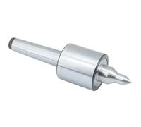 Zilimontt Precisione del centro dal vivo a triplo cuscinetto per mandrino contropunta per tornio MT1/MT2/MT3/MT4 Morse Taper con cuscinetto a sfera per fresatrice CNC (MT2)