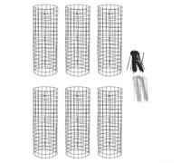 Zilimontt Protezione per alberi Gabbia per piante Animali Design Traspirante Altezza Regolabile Include Legami di Terra Protegge Alberelli da Danni Promuove la crescita verticale (A)