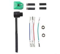 Zilimontt Puntina di ricambio per Audio-Technica AT-VMN95E, impugnatura in alluminio, punta ovale, ago per giradischi AT-LP120X-USB, con accessori di montaggio e spazzola
