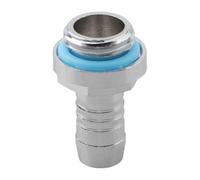 Zilimontt Raccordo per tubo di raffreddamento ad acqua per PC, con filettatura G1/4, connettore per tubo in ottone a due tocchi, per tubi di diametro interno da 8 mm, compatibile con radiatori, pompe