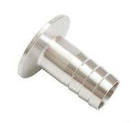 Zilimontt Raccordo per tubo sanitario SS304 da 3,8 cm a triplo morsetto a 1 pollice, adattatore in acciaio inox per gomma, plastica o tubi, industriale