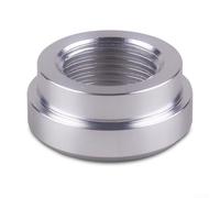 Zilimontt Raccordo saldabile in alluminio da 3/8" per NPT femmina saldabile per serbatoio carburante, tubazioni intercooler e collettore di aspirazione, set da 4 con pressione nominale 1500 psi e